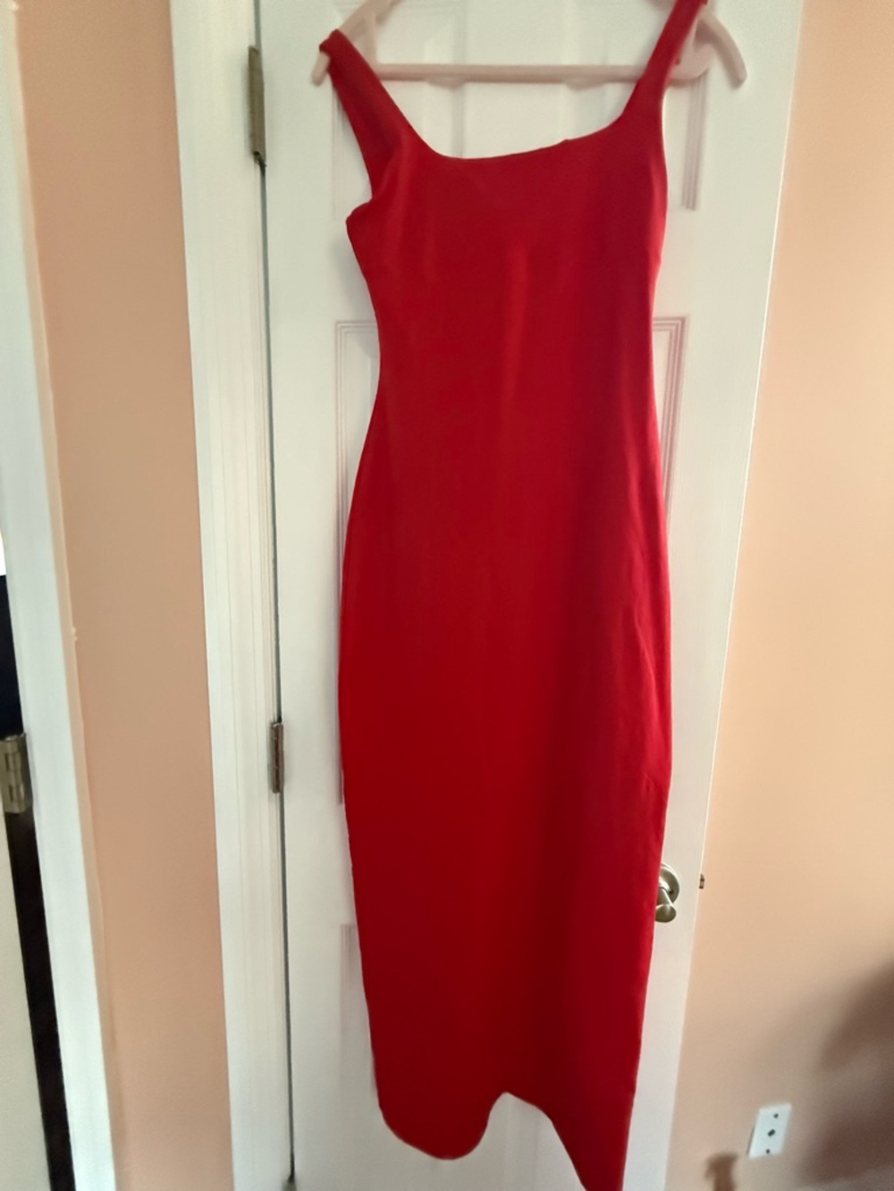 Fabletics PureLuxe Maxi Dress - Heated Red Size S Small - Picture 5 of 5